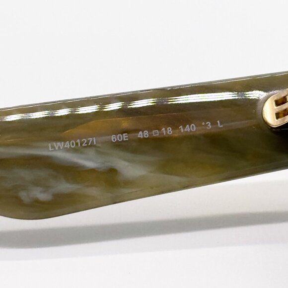 NEW LOEWE LW40127I 60E GREEN CAT EYE WOMEN SUNGLASSES LOEWE - Picture 8 of 10